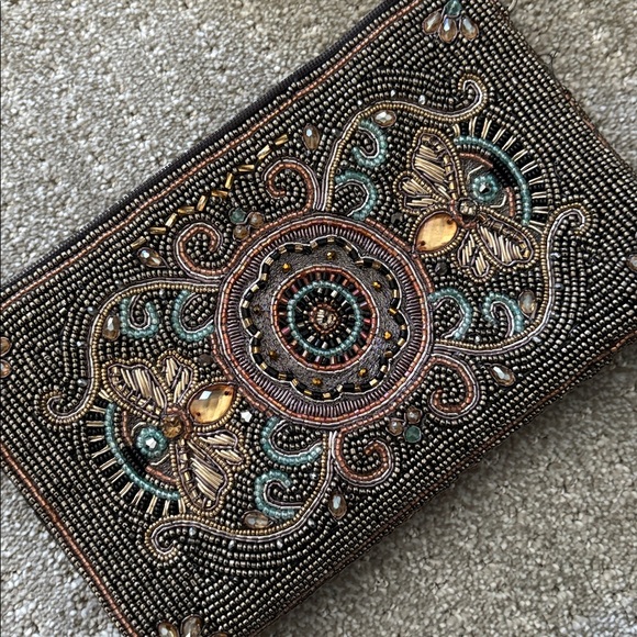 Mary Frances Embellished Beaded Clutch Bag - Picture 8 of 8